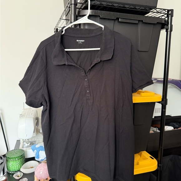 Old Navy Black Polo - Picture 1 of 7